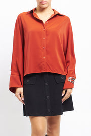 CAMICIA RASO OVERSIZ