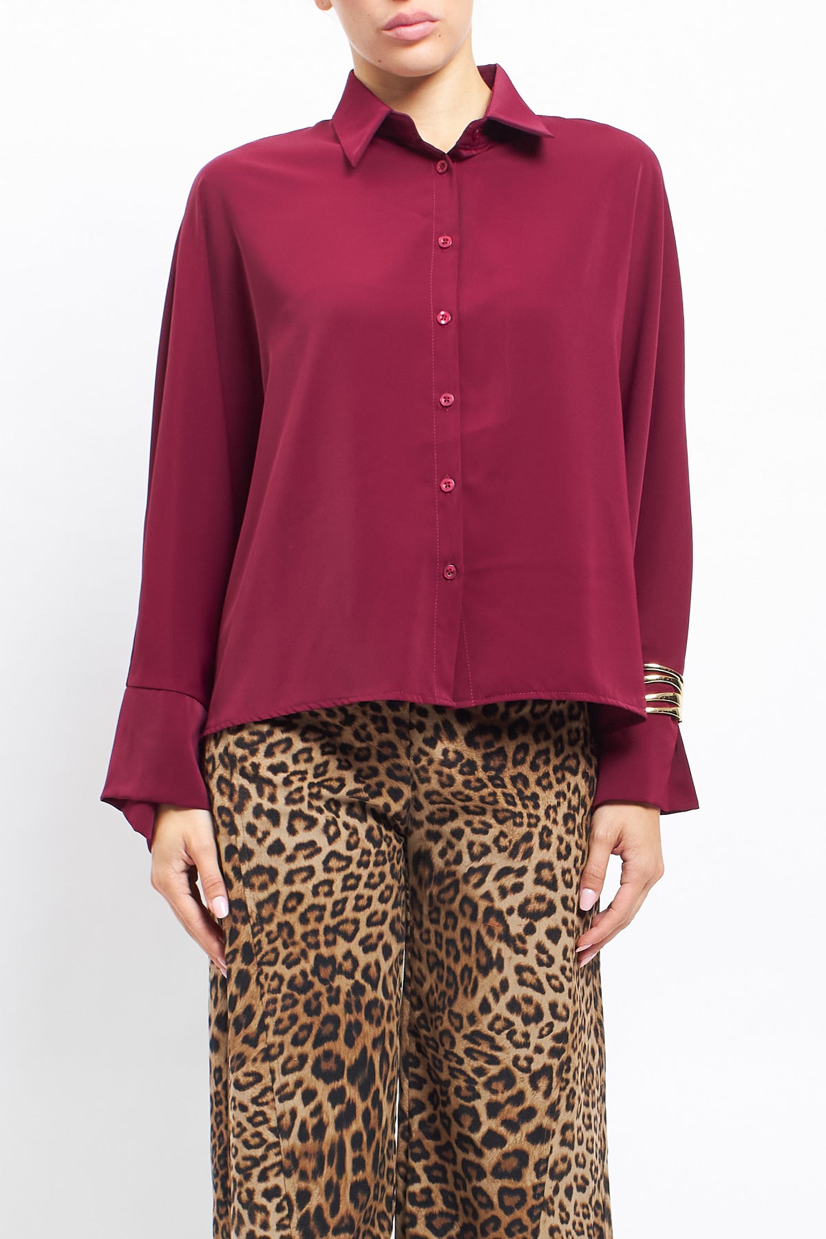CAMICIA RASO OVERSIZ