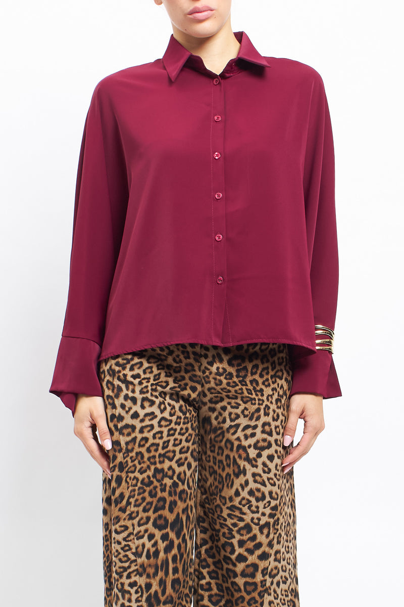 CAMICIA RASO OVERSIZ