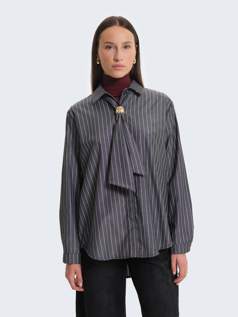 Camicia over con accessorio