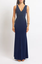 Abito con scollo a V in pizzo
