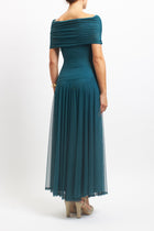 Abito in tulle con drappeggio