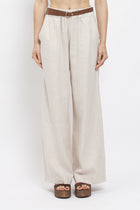 Pantalone palazzo con cintura