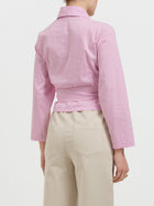 Camicia crop con fiocco