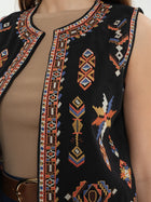 Gilet ricamato etnico