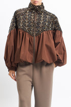 Giacca bomber con paillettes