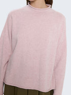 Sweater with soft collar