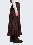 PLEATED SKIRT WITH FANTAS