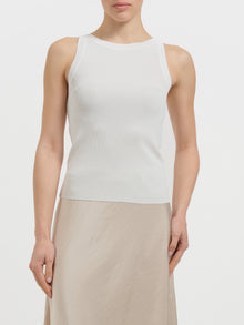 Top con scollo all'americana