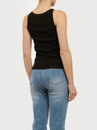 Top con scollo all'americana