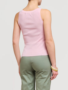 Top con scollo all'americana