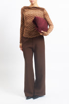 Top in tulle con pois