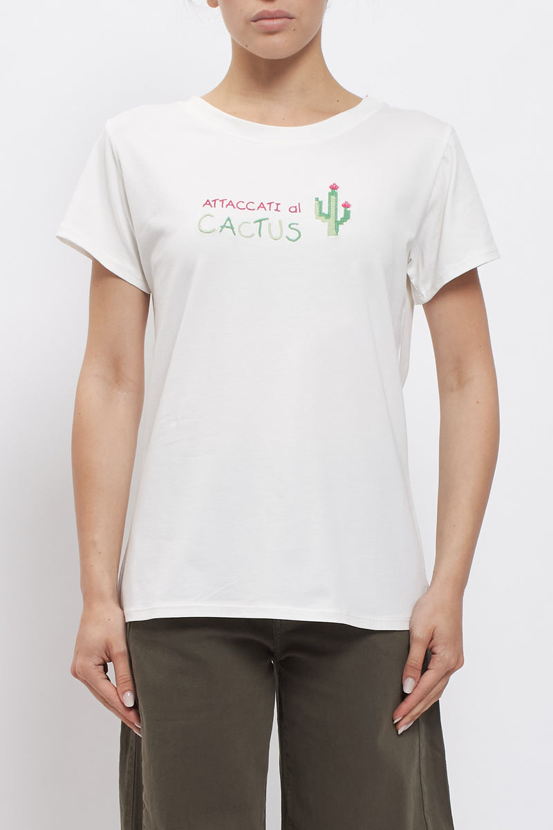 T-shirt con cactus