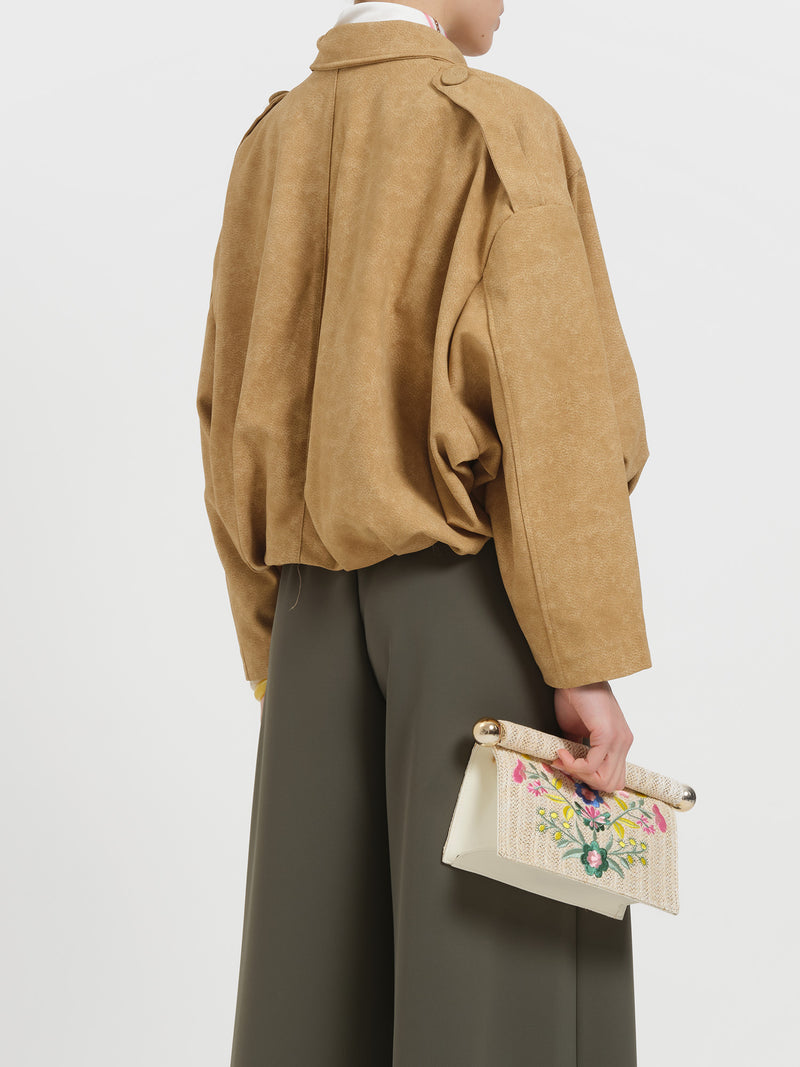 Giacca bomber in ecodaino