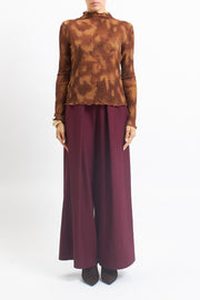 Maglia lupetto in tulle