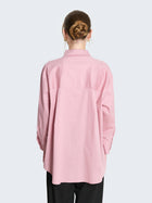 Camicia popeline con bottoni gioiello