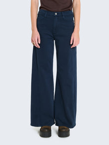 Jeans wide leg blu
