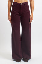 Pantalone wide leg in cotone