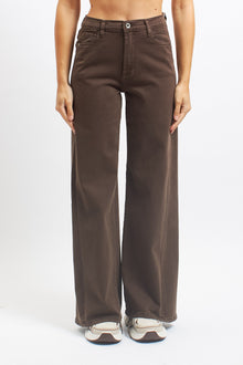 Pantalone wide leg in cotone