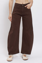 Pantalone barrel in cotone