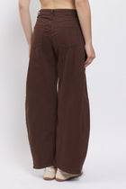 Pantalone barrel in cotone