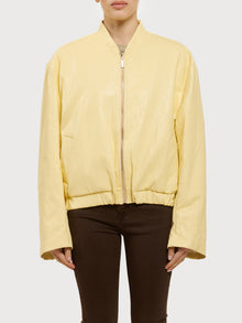 Bomber in ecopelle