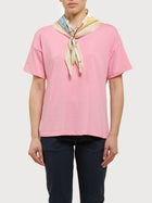 T-shirt con foulard