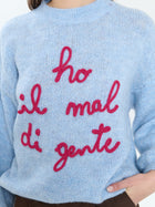 Maglione "Ho il mal di gente"