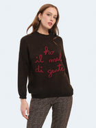 Maglione "ho il mal di gente"