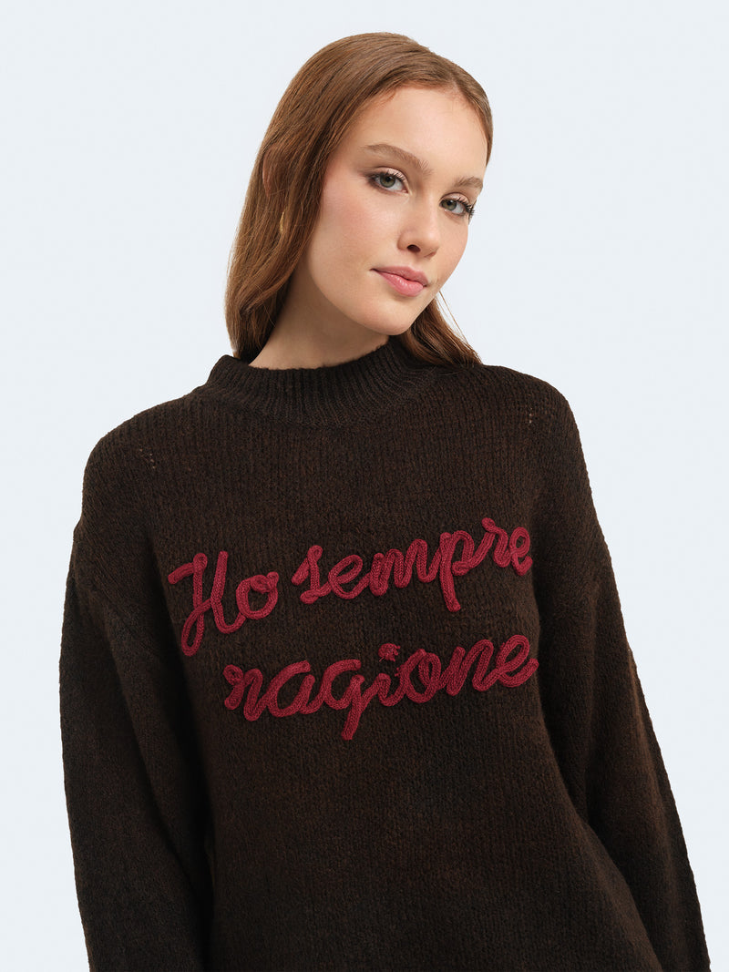 Maglione "ho sempre ragione"