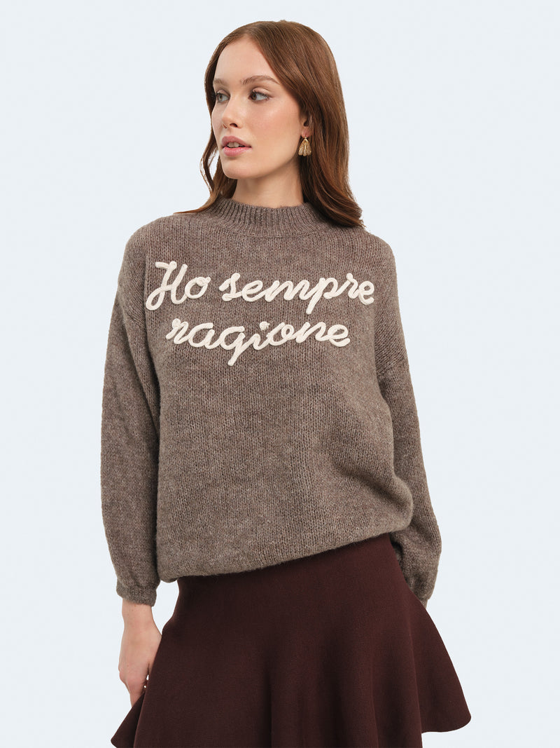 Maglione "ho sempre ragione"