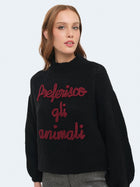Maglione "preferisco gli animali"