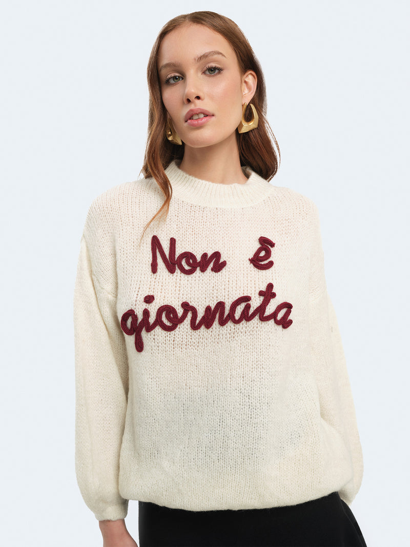 Maglione "non è giornata"