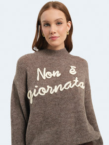 Maglione "non è giornata"