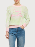 Maglioncino in cotone "Sono già oltre"