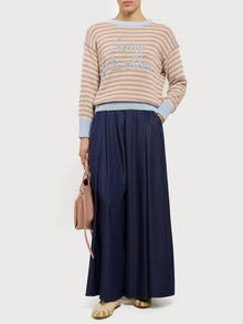 Maglioncino in cotone "Sono già oltre"