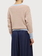 Maglioncino in cotone "Sono già oltre"