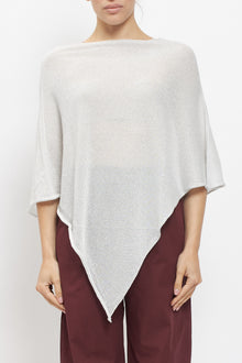 Poncho in lurex