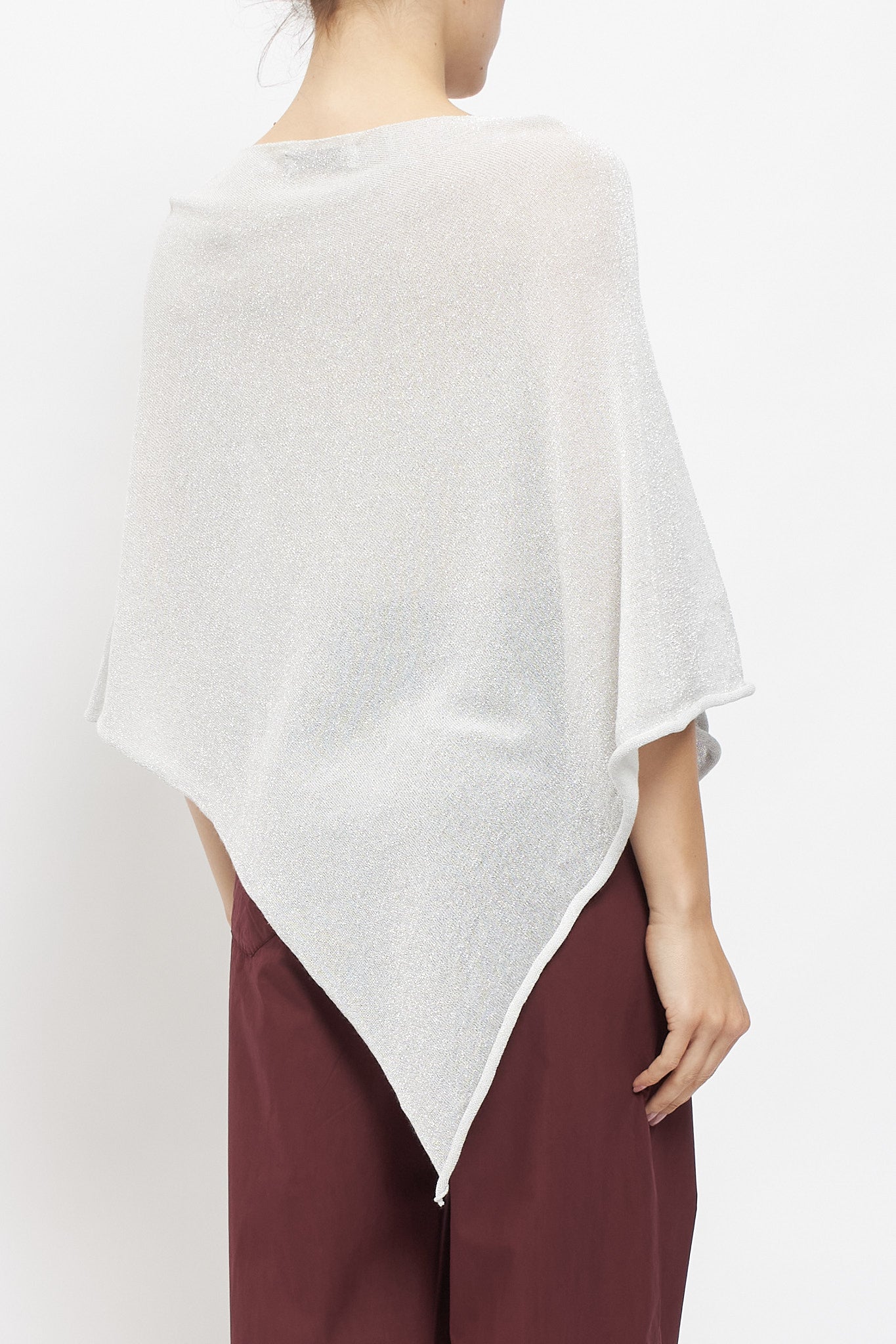 Poncho in lurex