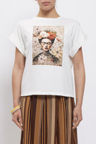 T-shirt con stampa Frida