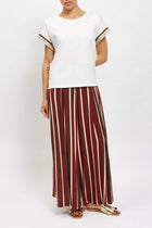 T-shirt con frange