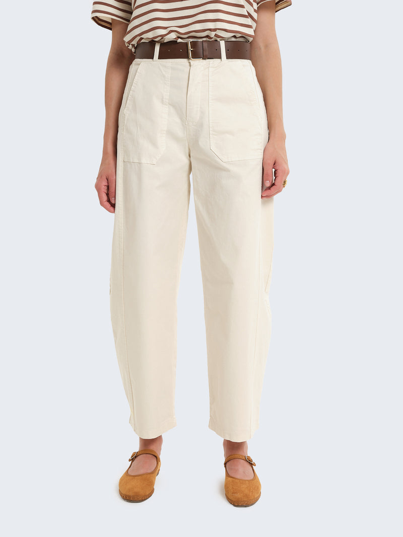 Pantaloni balloon cargo con cintura