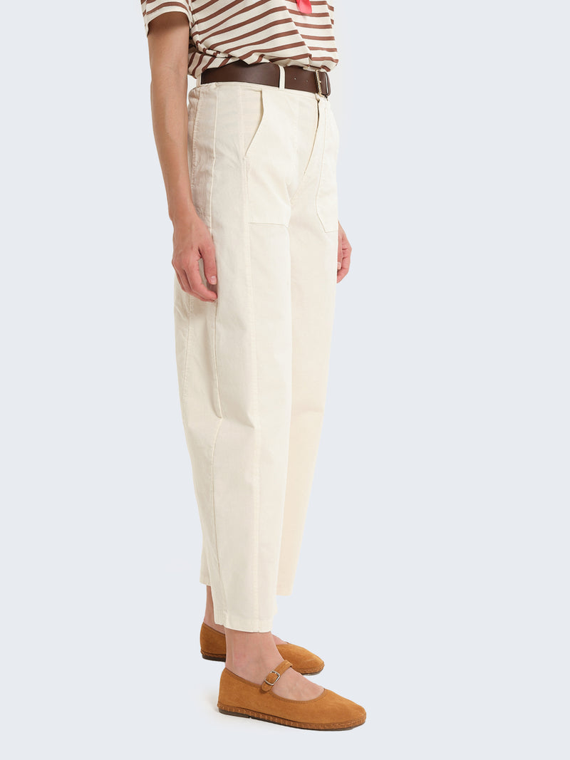 Pantaloni balloon cargo con cintura