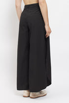Pantaloni in cotone con spacchi laterali