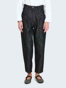 Pantaloni balloon in denim
