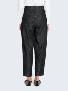Pantaloni balloon in denim