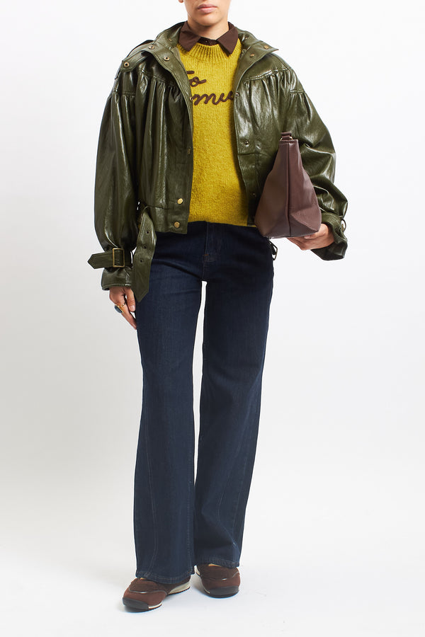 Oversized bomber jacket