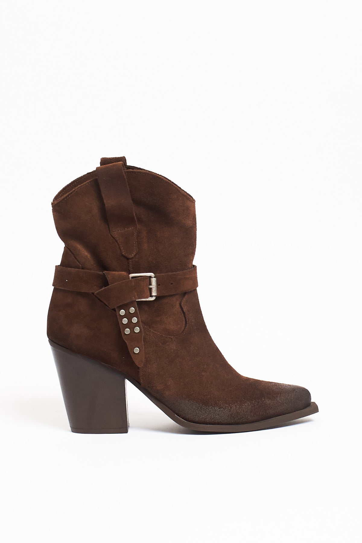 Tronchetto texano scamosciato