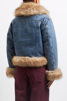 Pelliccia in jeans in stile Napoleone