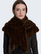 Mantellina in pelliccia